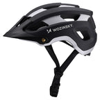 Wozinsky MTB dviračio šalmas su nuimamu snapu, lengvas L - juodas ir sidabrinis -- Bicycle Helmets
