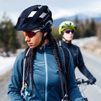 Wozinsky MTB dviračio šalmas su nuimamu snapu, lengvas L - juodas ir sidabrinis -- Bicycle Helmets