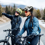 Wozinsky MTB dviračio šalmas su nuimama viršūne ir galine USB šviesa M - juodai balta -- Bicycle Helmets