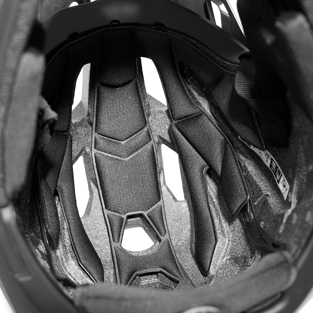 Wozinsky pilno veido dviračio šalmas su nuimama viršūne 57-59 cm - juodas -- Bicycle Helmets