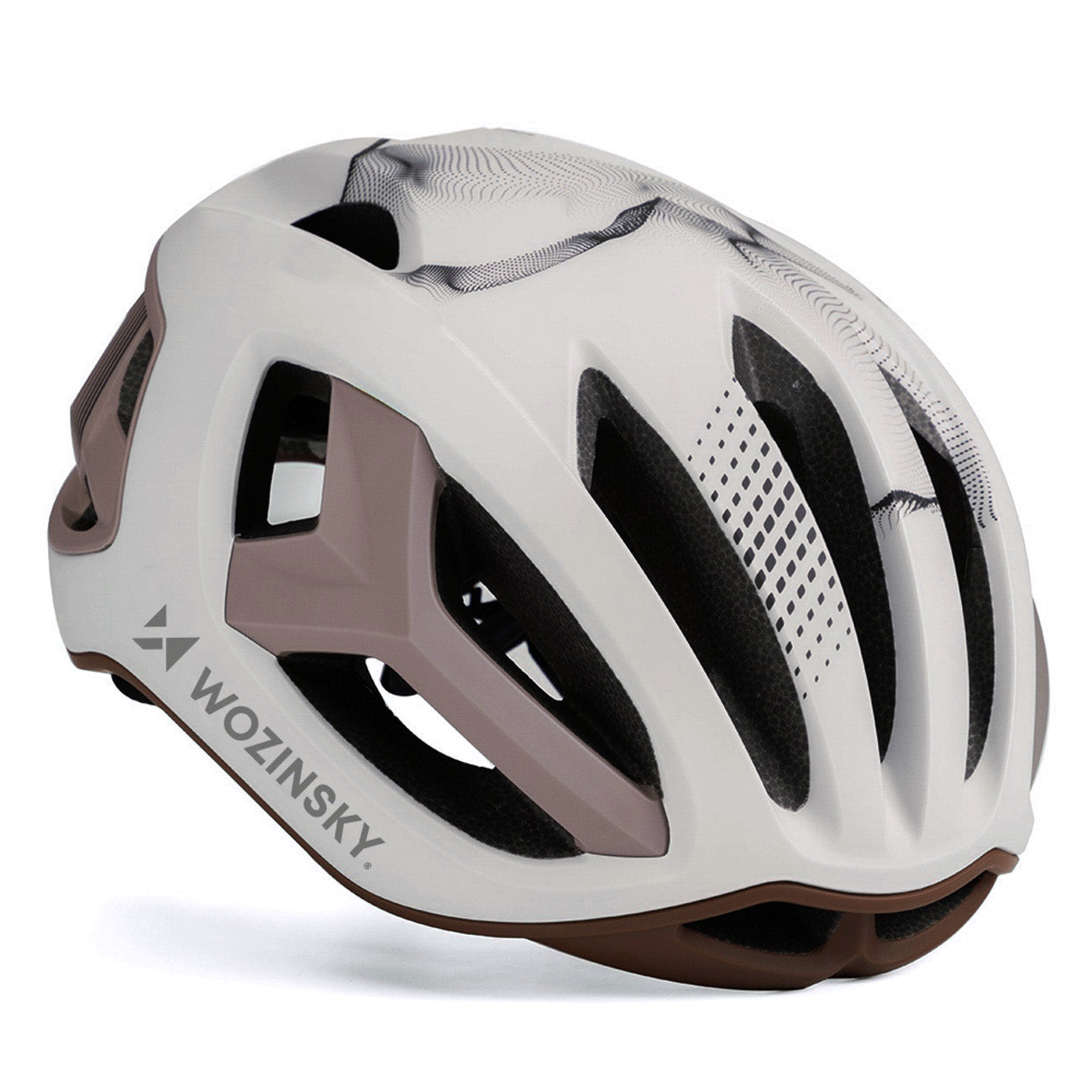 Wozinsky ultra-plonasis greitkelių dviračio šalmas L - pilka -- Bicycle Helmets