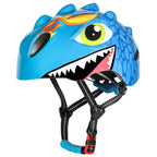 Wozinsky vaikiški dviračio šalmas, Drakonų raštas, Lengvas, S - Mėlynas -- Bicycle Helmets
