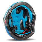 Wozinsky vaikiški dviračio šalmas, Drakonų raštas, Lengvas, S - Mėlynas -- Bicycle Helmets