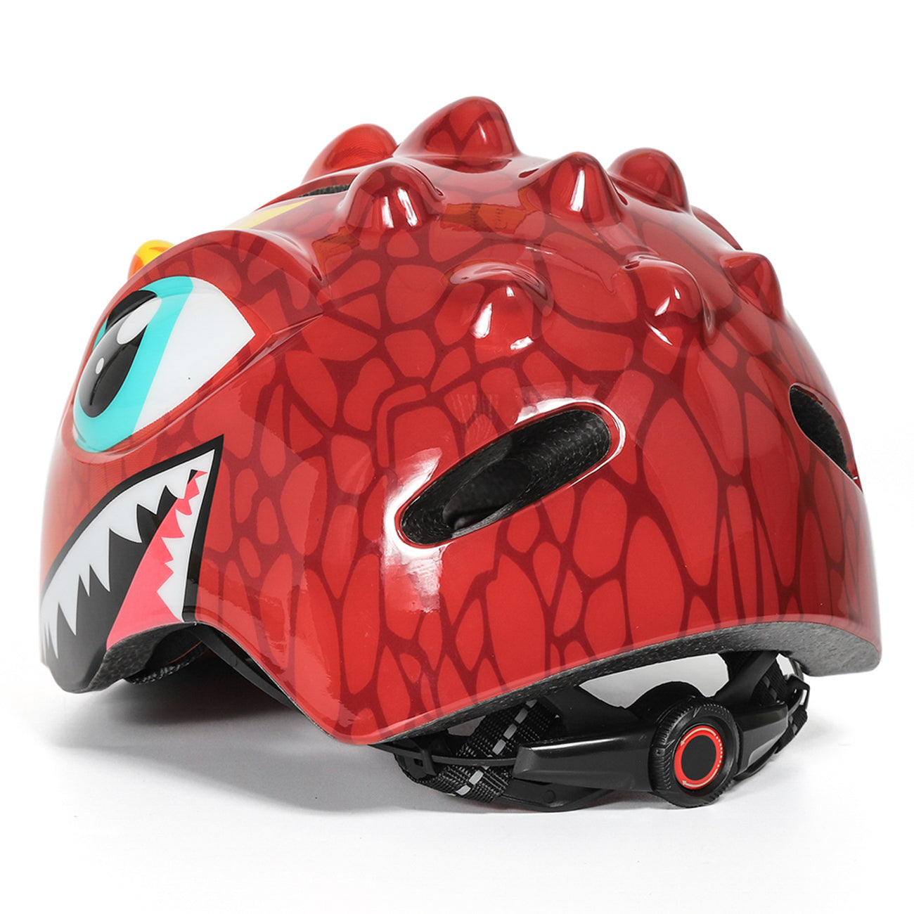 Wozinsky vaikiški dviračio šalmas, Drakonų raštas, Lengvas, S - Raudonas -- Bicycle Helmets