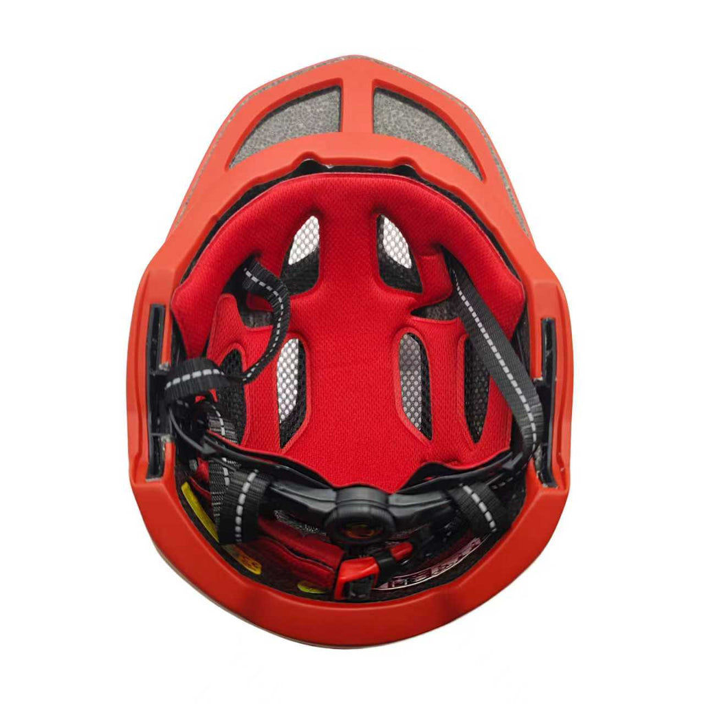 Wozinsky vaikiško pilno veido dviračio šalmas su USB galine šviesa S - Raudona ir geltona -- Bicycle Helmets