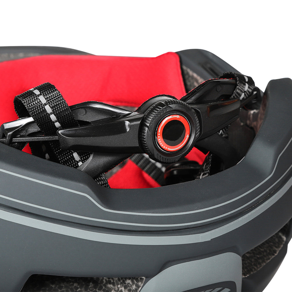Wozinsky Vaikų pilnaviduriai dviračio šalmas su USB galine šviesa S - Pilka -- Bicycle Helmets