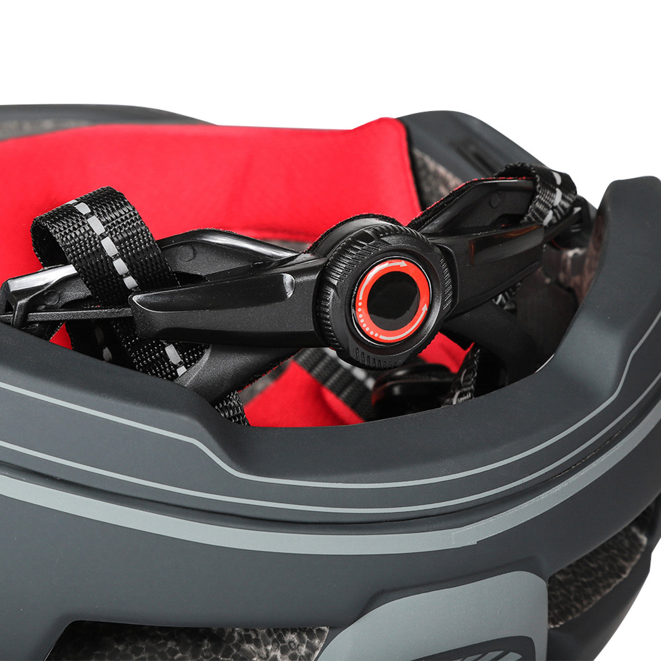 Wozinsky Vaikų pilnaviduriai dviračio šalmas su USB galine šviesa S - Pilka -- Bicycle Helmets
