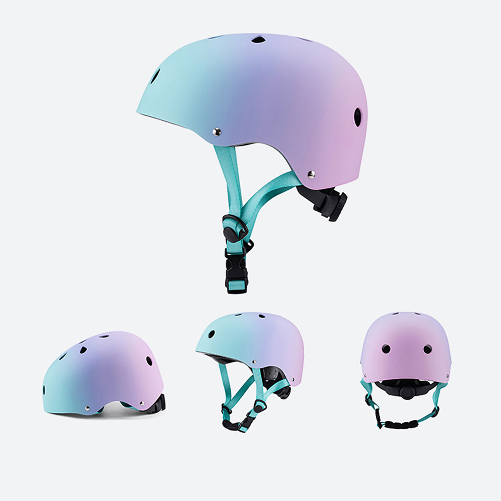 Wozinsky S BMX/Riedlenčio Šalmas - Rožinis Gradientas -- Bicycle Helmets