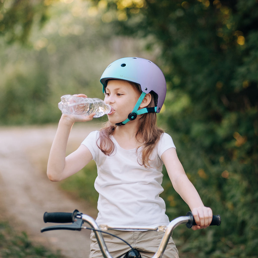 Wozinsky S BMX/Riedlenčio Šalmas - Rožinis Gradientas -- Bicycle Helmets