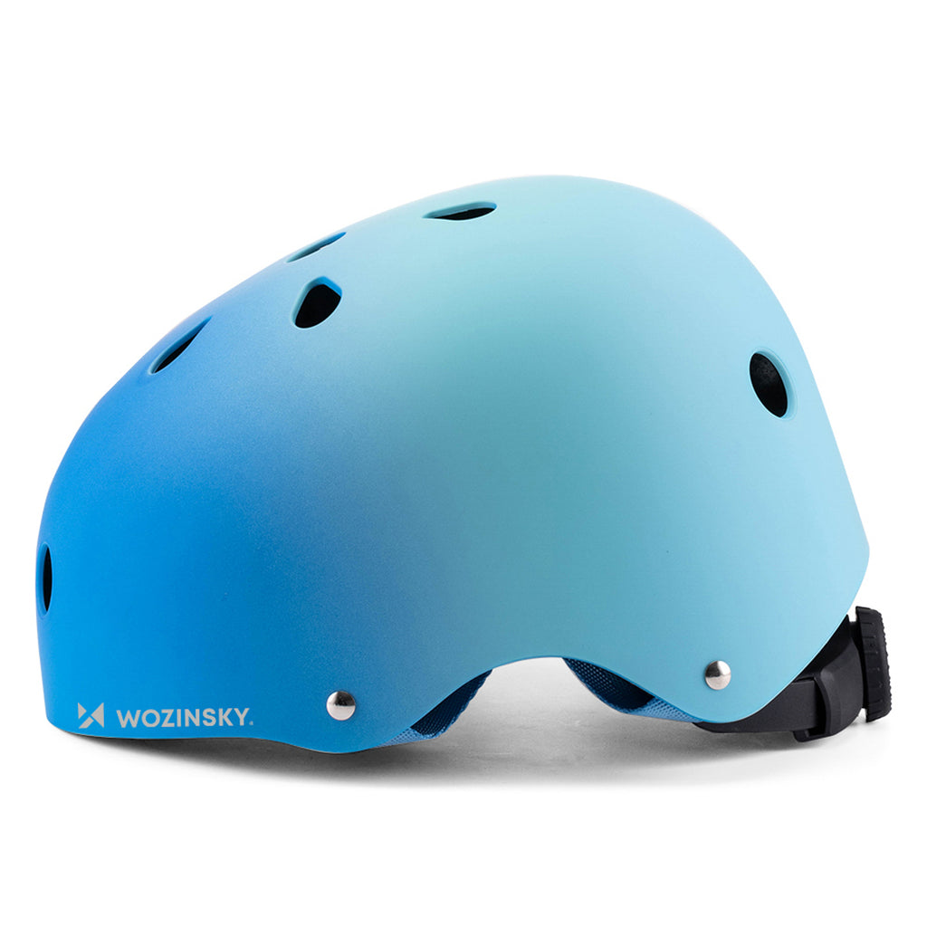 Wozinsky S BMX/Riedlenčio Šalmas - Mėlynas Gradientas -- Bicycle Helmets