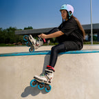 Wozinsky M BMX/Riedlenčio Šalmas - Rožinis Gradientas -- Bicycle Helmets