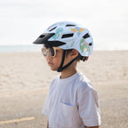 Wozinsky vaikiško MTB dviračio šalmo su nuimamu skydelu XS - šviesiai mėlyna -- Bicycle Helmets