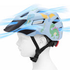 Wozinsky vaikiško MTB dviračio šalmo su nuimamu skydelu XS - šviesiai mėlyna -- Bicycle Helmets