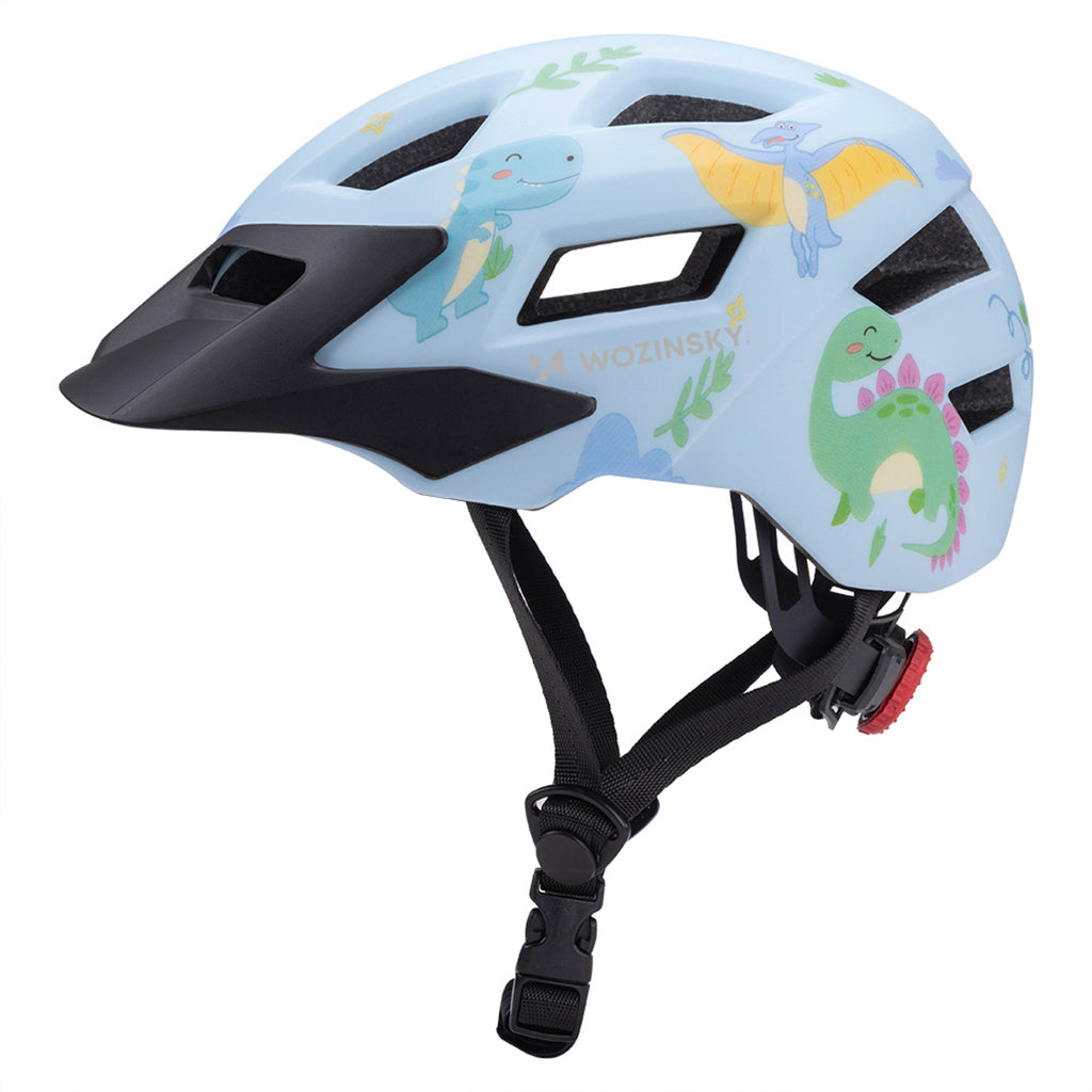 Wozinsky vaikiško MTB dviračio šalmo su nuimamu skydelu S - šviesiai mėlyna -- Bicycle Helmets