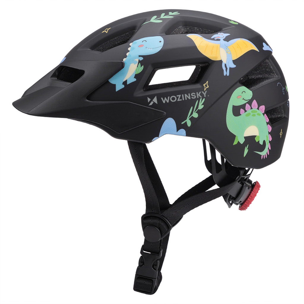 Wozinsky vaikiško MTB dviračio šalmo su nuimamu skydelu S - juoda -- Bicycle Helmets