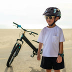 Wozinsky vaikiško MTB dviračio šalmo su nuimamu skydelu S - juoda -- Bicycle Helmets