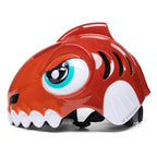 Wozinsky vaikiški dviračio šalmas su dinozauro raštu S - Raudonas -- Bicycle Helmets