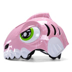 Wozinsky vaikiški dviračio šalmas su dinozauro raštu S - Rožinė -- Bicycle Helmets