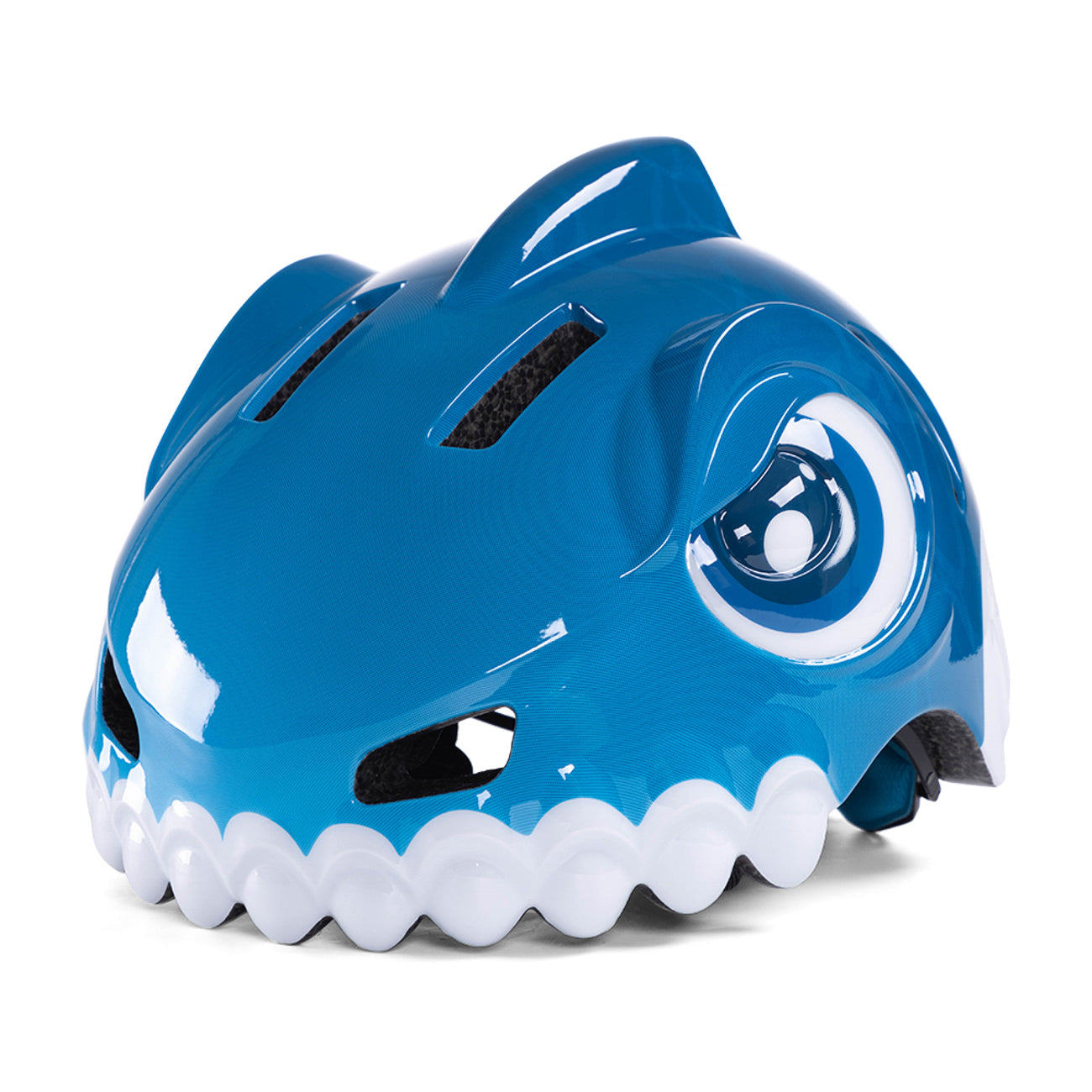 Wozinsky vaikiški dviračio šalmas su dinozauro raštu S - Mėlynas -- Bicycle Helmets