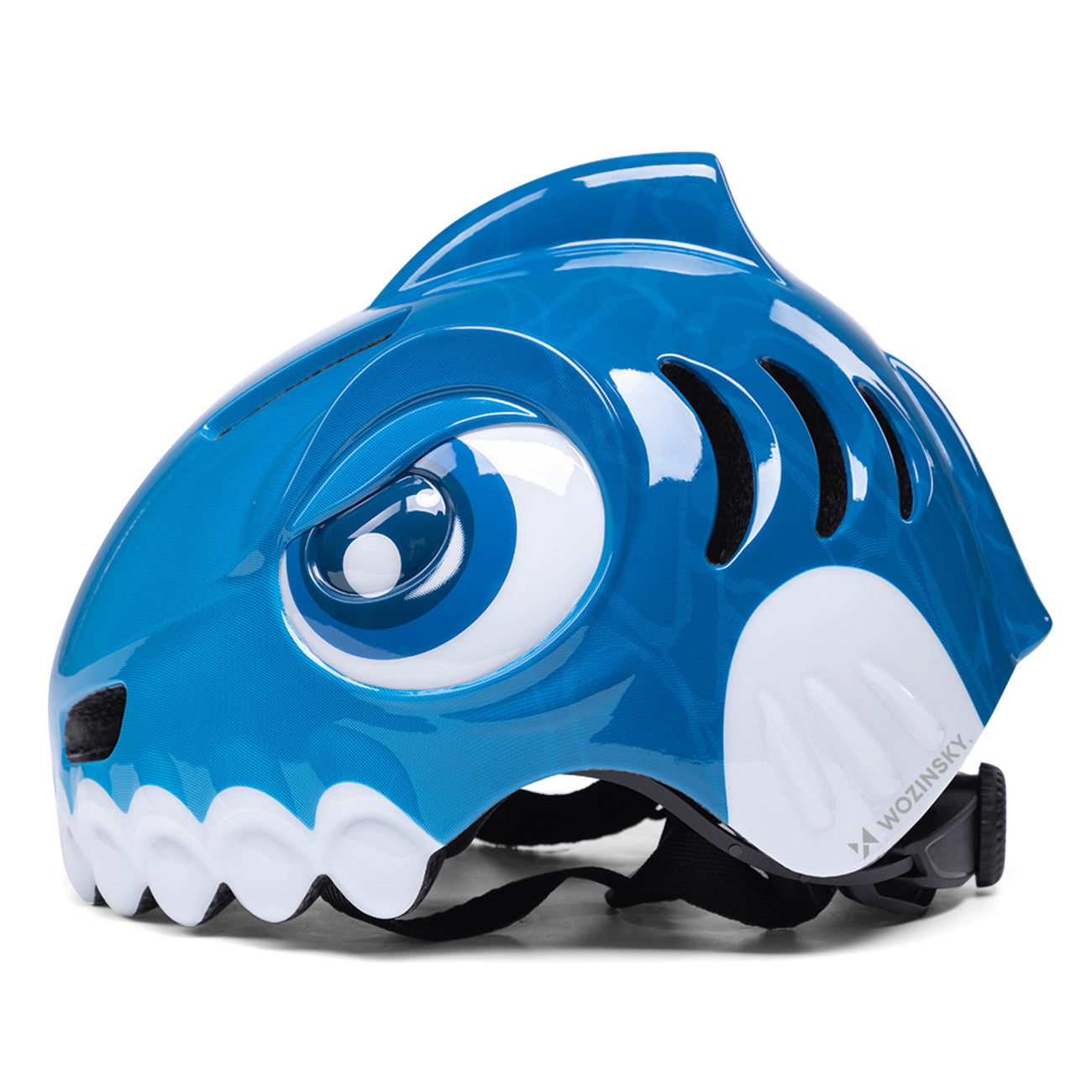 Wozinsky vaikiški dviračio šalmas su dinozauro raštu S - Mėlynas -- Bicycle Helmets