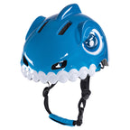 Wozinsky vaikiški dviračio šalmas su dinozauro raštu S - Mėlynas -- Bicycle Helmets