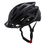 Wozinsky MTB dviračio šalmas su nuimama vesolė ir užpakaliu USB žibintuve L - Juodas -- Bicycle Helmets