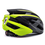 Wozinsky MTB dviračio šalmas su nuimama vesolė ir užpakaliu USB žibintuve L - Juodas ir geltona -- Bicycle Helmets