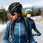 Wozinsky MTB dviračio šalmas su nuimama vesolė ir užpakaliu USB žibintuve L - Juodas ir geltona -- Bicycle Helmets