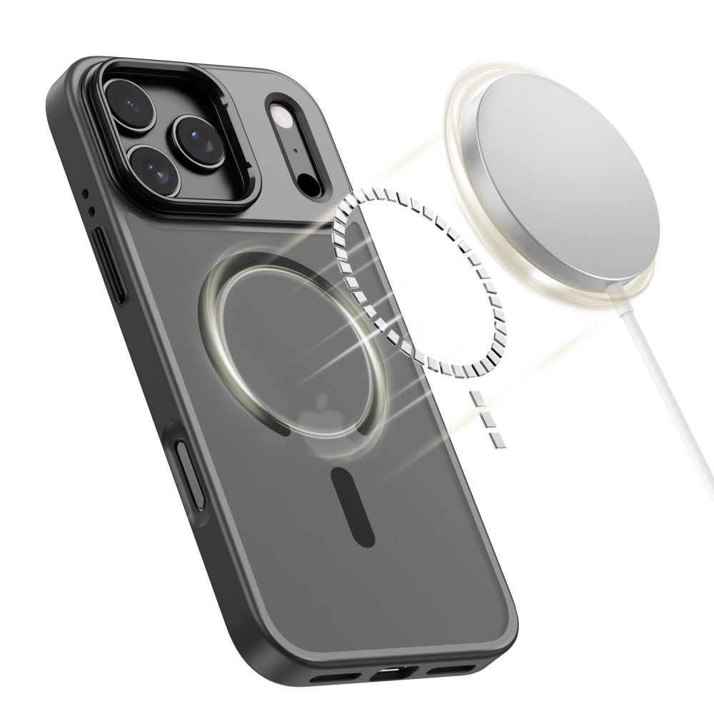 Tech-Protect MagStand MagSafe dėklas iPhone 17 Pro – matinis juodas -- iPhone 17 Pro