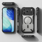 Ringke Fusion X MagSafe dėklas iPhone 17 Pro Max – juodas -- iPhone 17 Pro Max