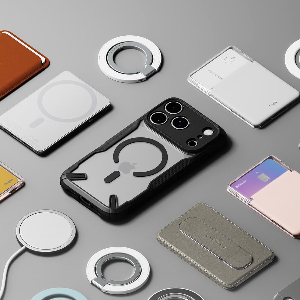 Ringke Fusion X MagSafe dėklas iPhone 17 Pro Max – juodas -- iPhone 17 Pro Max