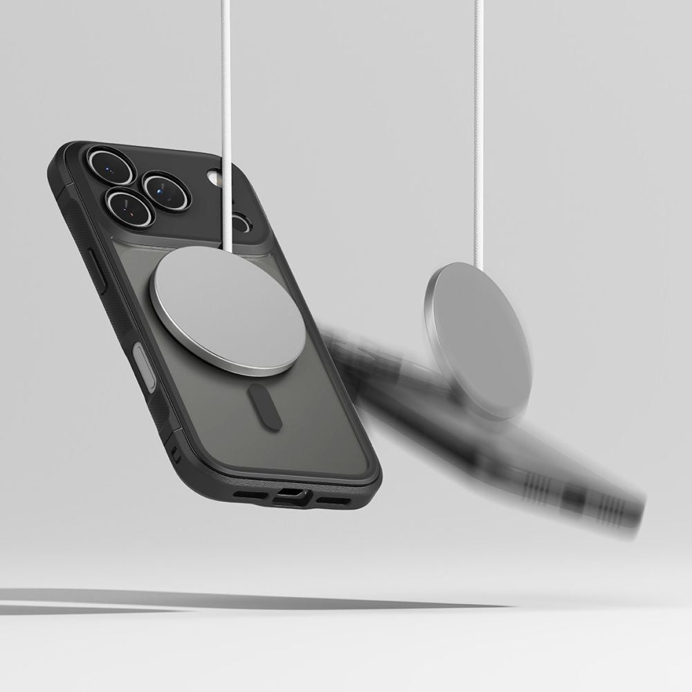 Ringke Fusion Bold MagSafe dėklas iPhone 17 Pro – matinis juodas -- iPhone 17 Pro