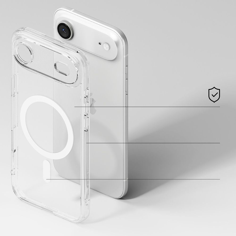 Ringke Fusion MagSafe dėklas iPhone 17 Air – skaidrus -- iPhone 17 Air