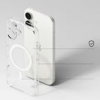 Ringke Fusion Magnetic MagSafe Dėklas, skirtas iPhone 17 - Clear -- iPhone 17