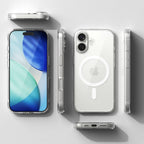 Ringke Fusion Magnetic MagSafe Dėklas, skirtas iPhone 17 - Clear -- iPhone 17