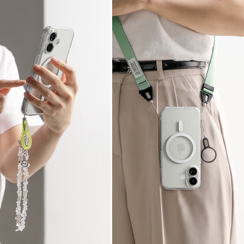 Ringke Fusion Magnetic MagSafe Dėklas, skirtas iPhone 17 - Clear -- iPhone 17