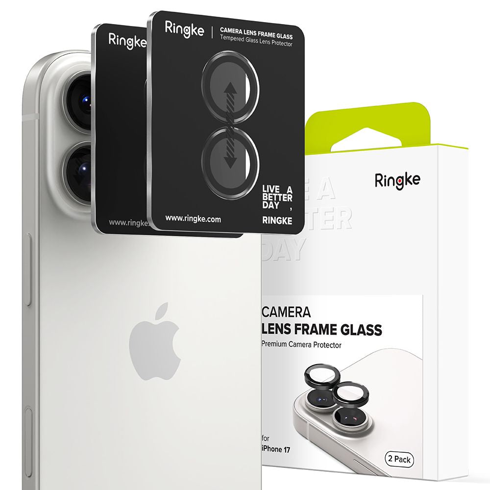 Ringke kameros rėmelio apsauga iPhone 17 (2 vnt.) – juoda -- iPhone 17