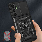 Tech-Protect CamShield Pro dėklas Samsung Galaxy A17 4G/5G – juodas -- Samsung Galaxy A17
