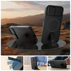 Tech-Protect Kevlar Aura MagSafe dėklas iPhone 16e – juodas -- iPhone 16e