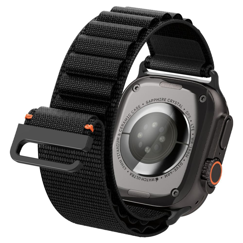 Dirželis Spigen WBF1 dirželis Apple Watch 44/45/46/49 mm – juodas