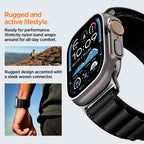 Dirželis Spigen WBF1 dirželis Apple Watch 44/45/46/49 mm – juodas