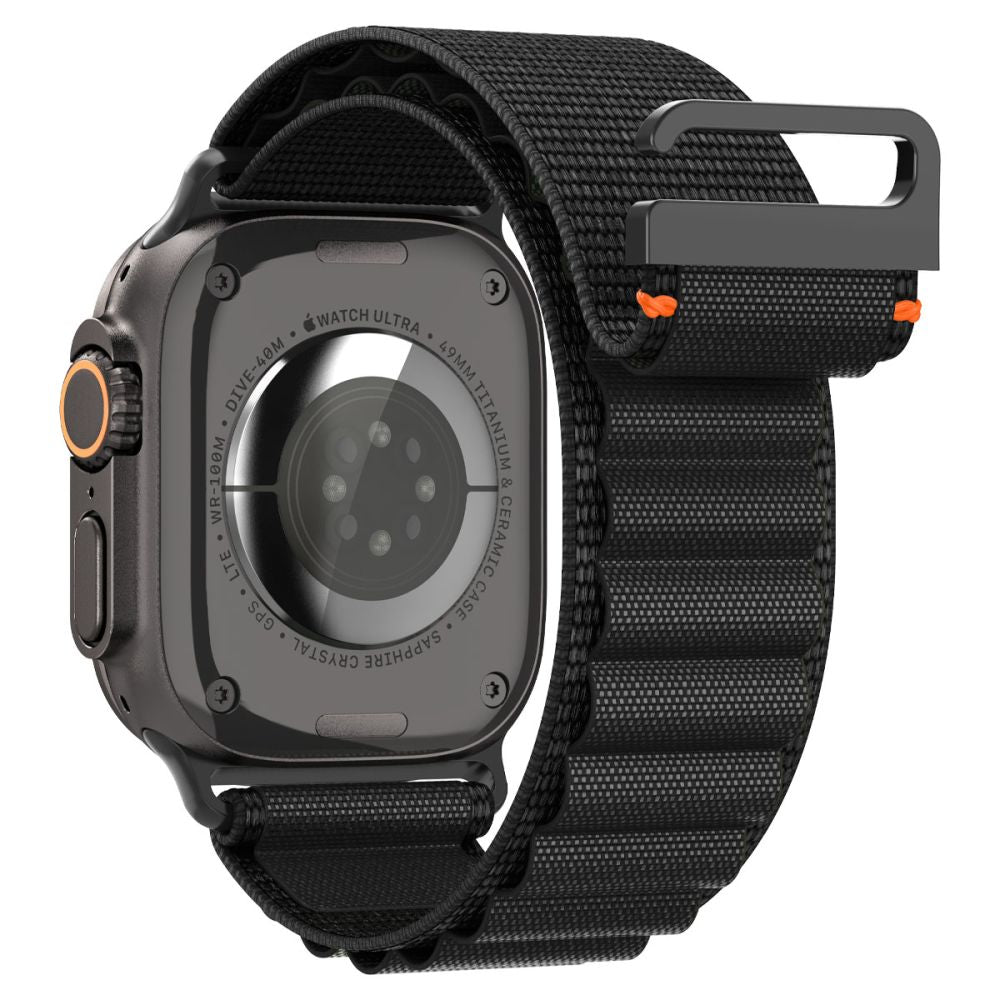 Dirželis Spigen WBF1 dirželis Apple Watch 44/45/46/49 mm – juodas
