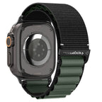 Dirželis Spigen WBF1 dirželis Apple Watch 44 / 45 / 46 / 49 mm - juodas ir žalias