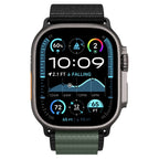 Dirželis Spigen WBF1 dirželis Apple Watch 44 / 45 / 46 / 49 mm - juodas ir žalias