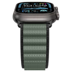 Dirželis Spigen WBF1 dirželis Apple Watch 44 / 45 / 46 / 49 mm - juodas ir žalias