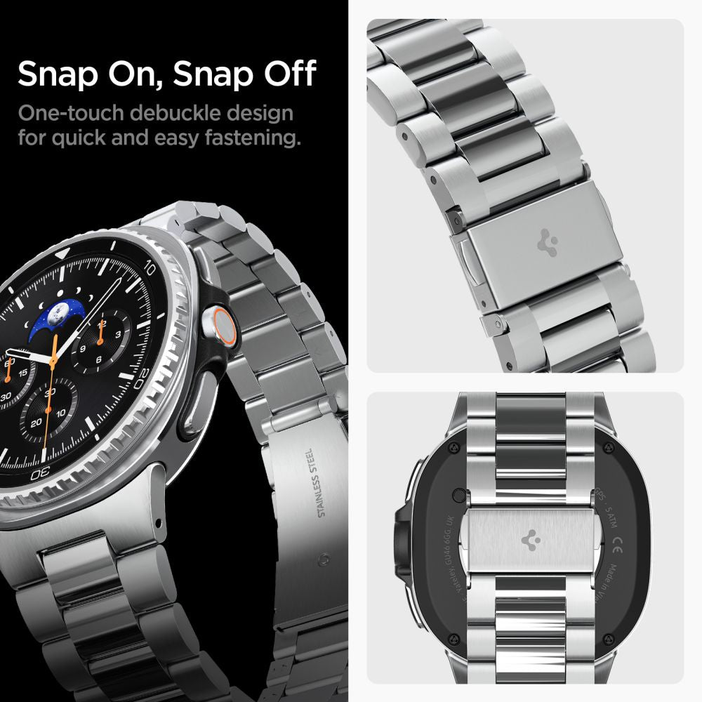 Spigen Modern Fit apyrankė, skirta Samsung Galaxy Watch 40/44/46 mm – sidabrinė