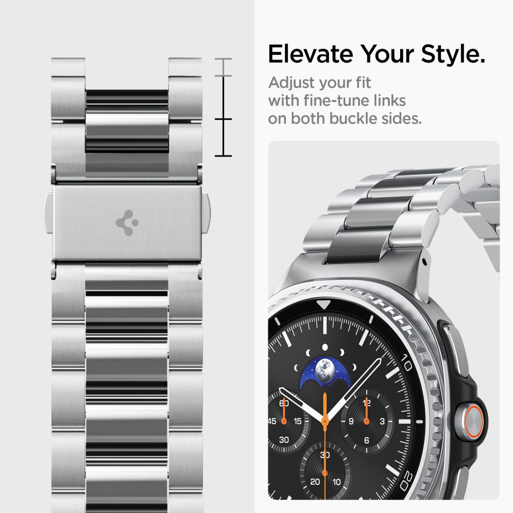 Spigen Modern Fit apyrankė, skirta Samsung Galaxy Watch 40/44/46 mm – sidabrinė