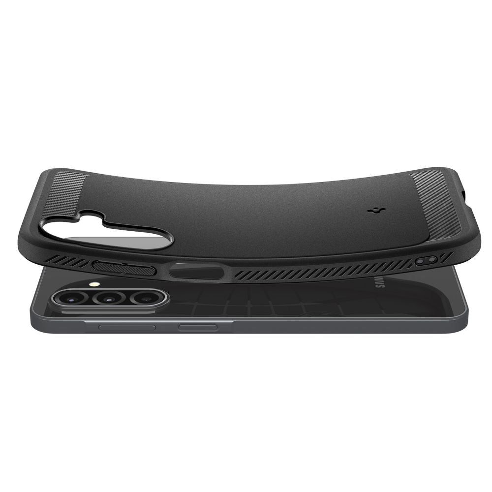 Spigen Rugged Armor dėklas Samsung Galaxy A17 – juodas -- Samsung Galaxy A17