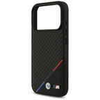 BMW M Carbon Tricolor Line MagSafe dėklas, skirtas iPhone 17 Pro - Juodas -- iPhone 17 Pro