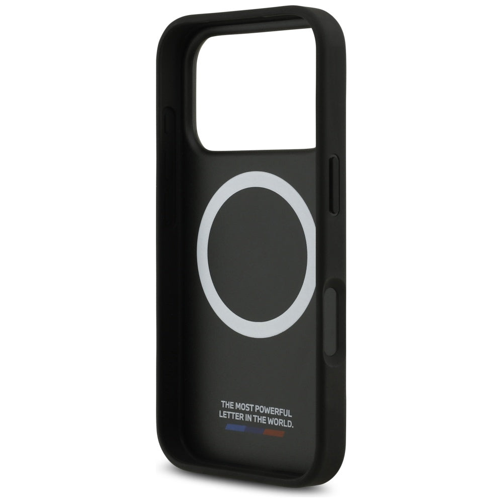 BMW M Carbon Tricolor Line MagSafe dėklas, skirtas iPhone 17 Pro - Juodas -- iPhone 17 Pro